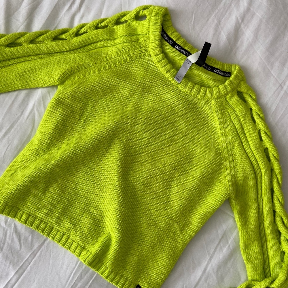 Adidas cropped sweater